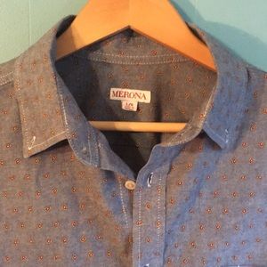 Dry cleaned funky button up
